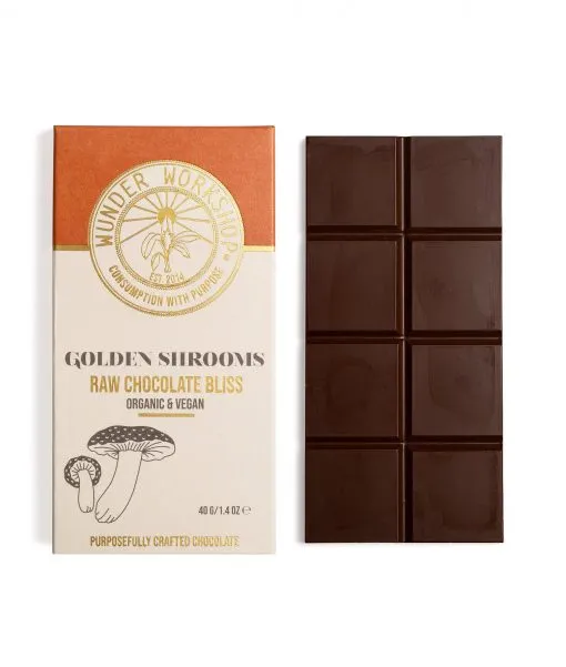 Golden Shrooms Chocolate Edible