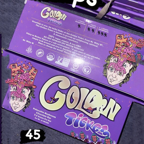 Golden Ticket Psilocybin Mushroom chocolate bar 3.5g / Buy Golden Ticket Psilocybin Mushroom chocolate bar