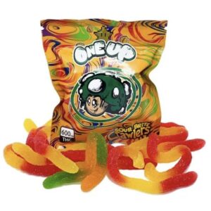 One Up Gummies Sour Brite Crawlers / Buy One Up Mushroom Gummies UK