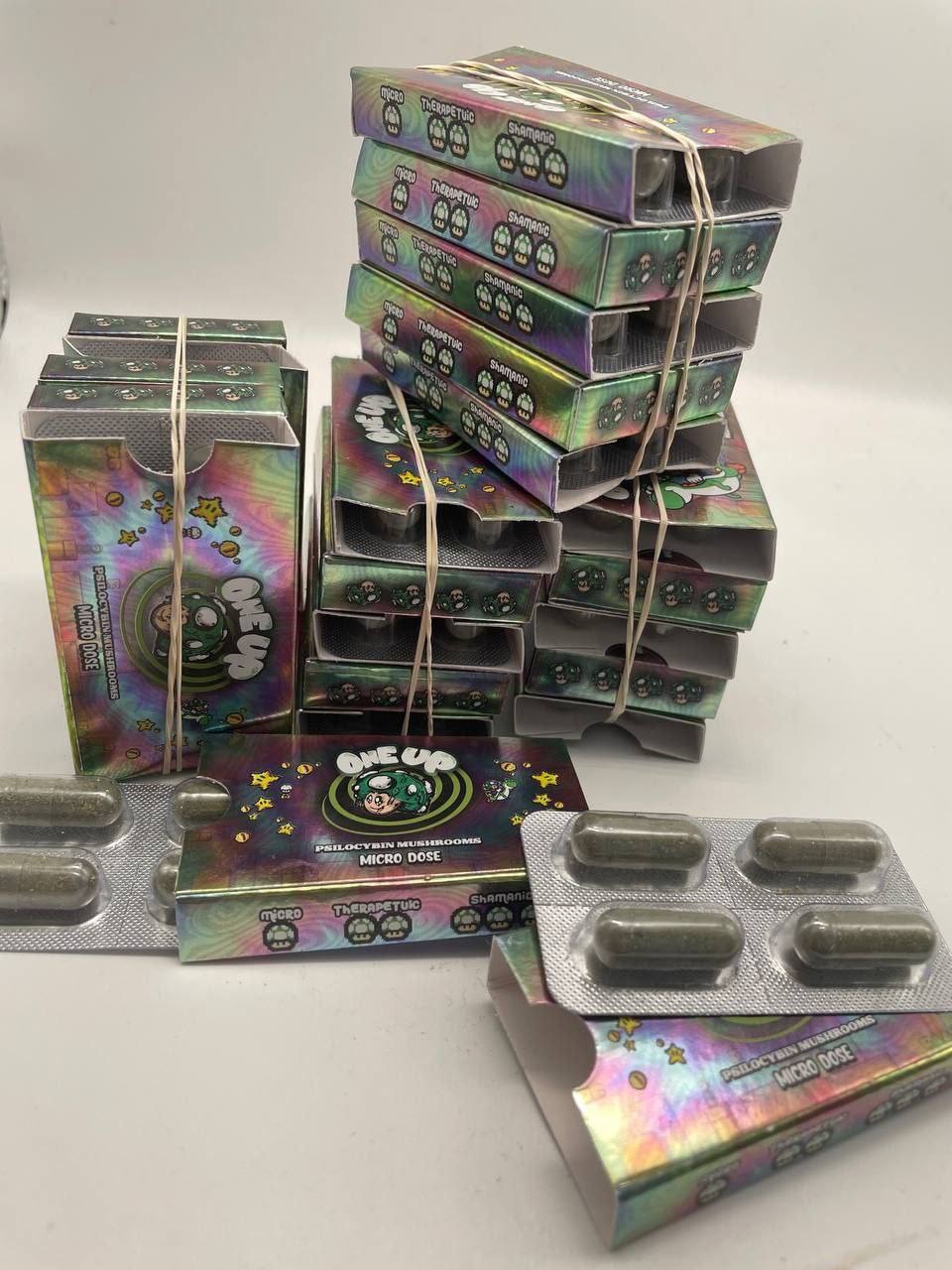 One Up Psilocybin Capsules UK / Buy Microdosing capsules UK