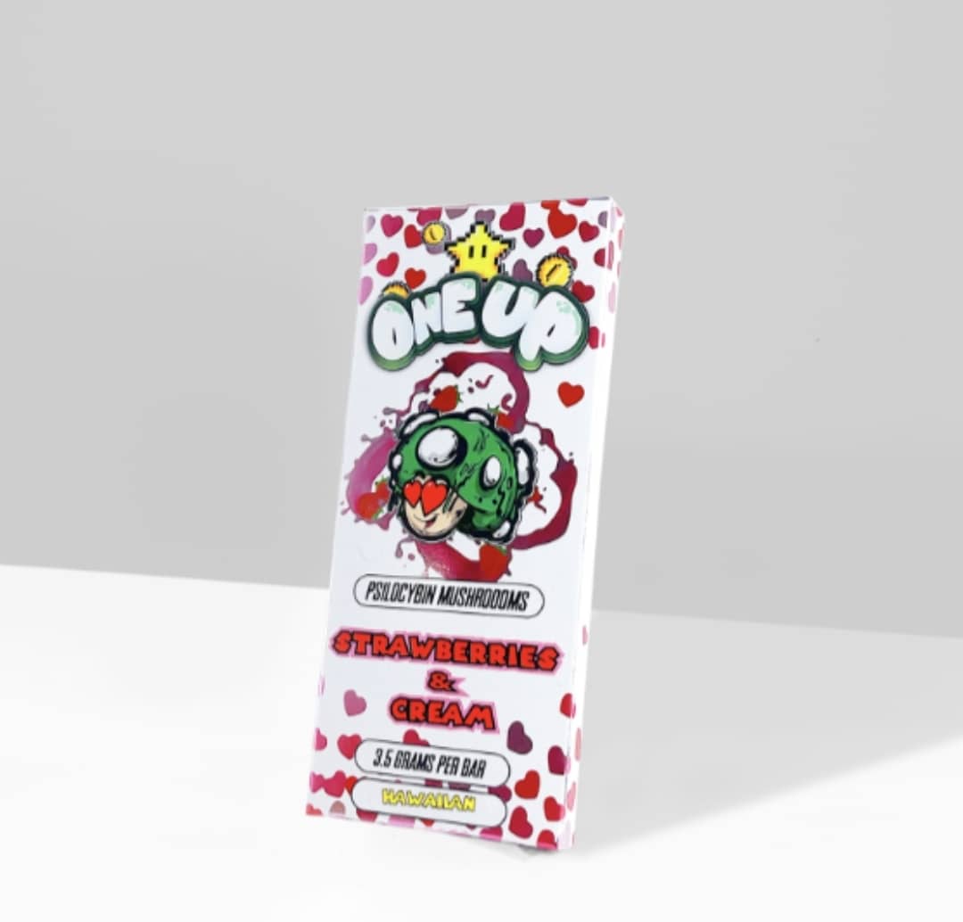 One Up Strawberries and Cream Mushroom Bar | Buy One Up Strawberries and Cream Mushroom Bar Online