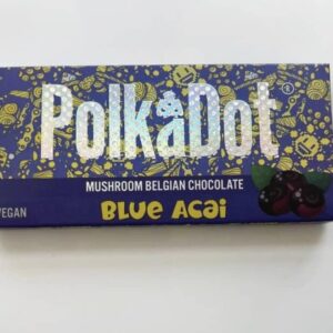 PolkaDot Blue Acai Chocolate Bar /Psychedelic Chocolate Bar For sale UK