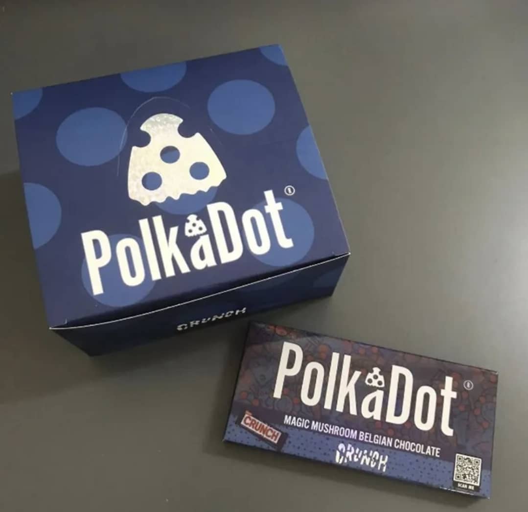 PolkaDot Crunch Magic Mushroom Belgian Chocolate /Buy Magic Mushroom Belgian Chocolate Online